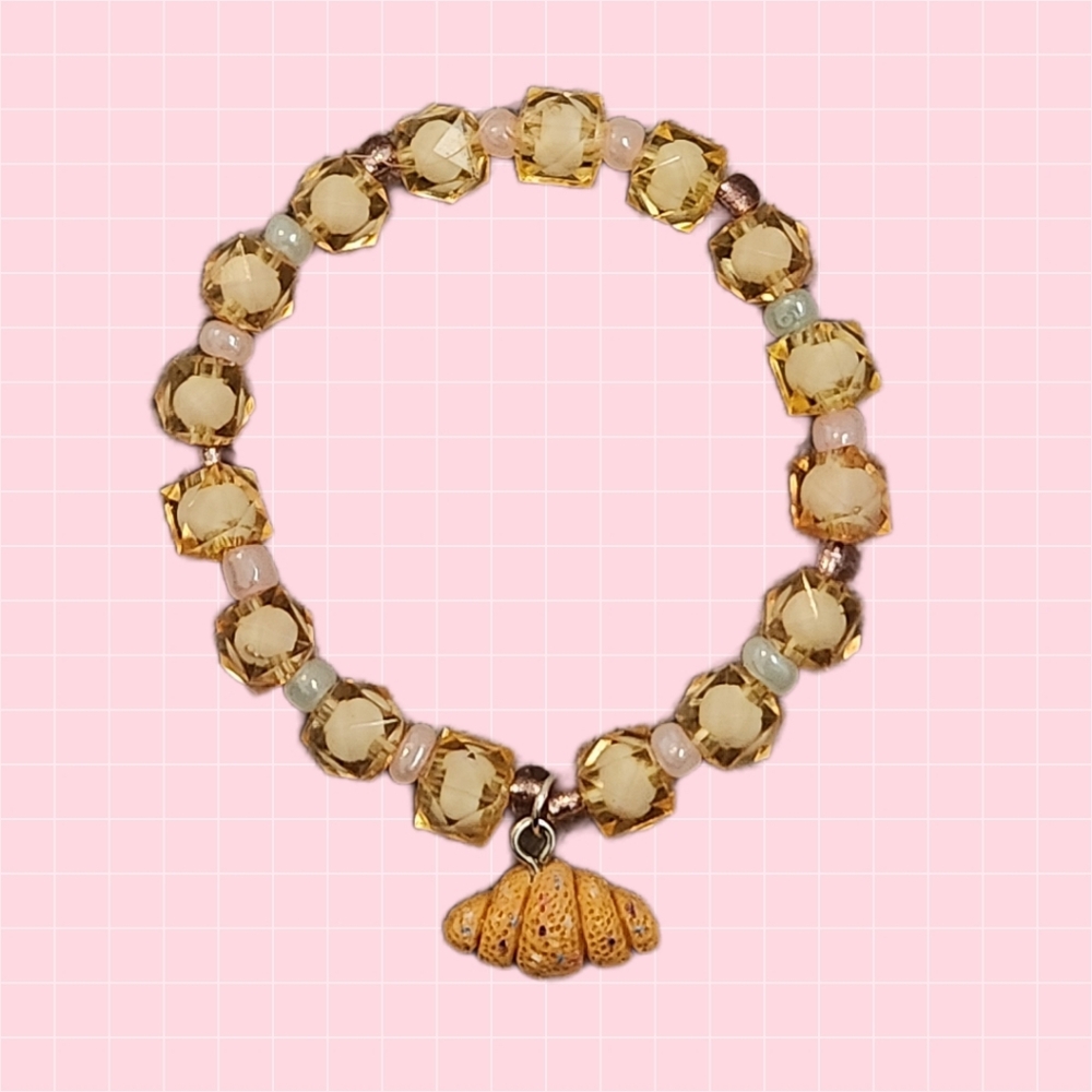 Croissant Beaded Bracelet
